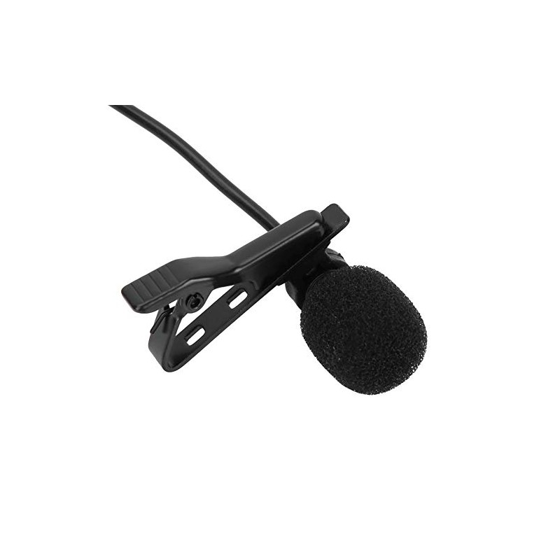 Bewinner Micrófono Lavalier USB, Micrófono de Computadora Omnidireccional con Clip