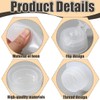 YAYNO Pack of 6 Refillable Empty Tubes 30/50 ml Transparent