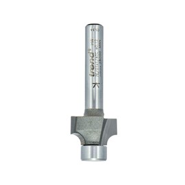 Trend Professional Pin Guided Round Over Router Cutter, 3.2mm Radius, 1/4 Inch Shank, 15mm Cut Diameter & 9.5mm Cut Length, Tungsten Carbide Tipped, 7E/01X1/4TC