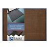 Durable Stop-N-Dry Indoor Rubber Backed Carpet Entrance Mat, 3' x