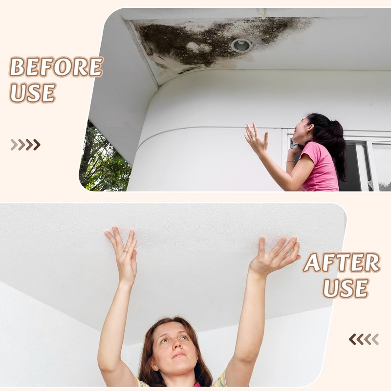 Nuanchu 1 Roll 1.64 x 32.81 ft Ceiling Tiles Peel