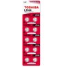 Toshiba LR44 AG13 Alkaline 1.5 Volt Batteries 10 Count