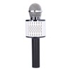Q88 Microphone Wireless Bluetooth Karaoke LED Portable Handheld Black for