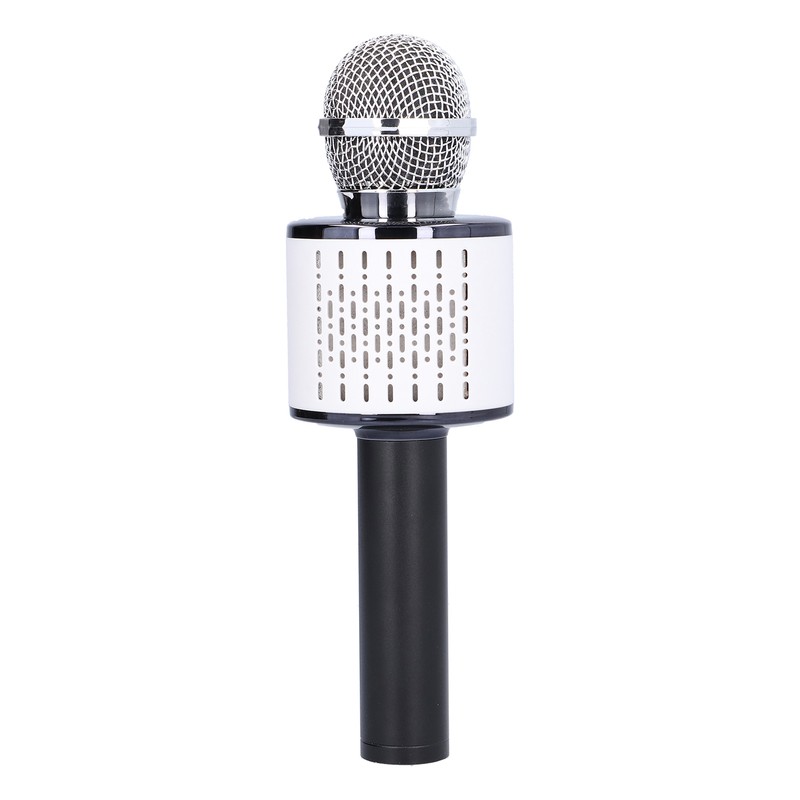 Q88 Microphone Wireless Bluetooth Karaoke LED Portable Handheld Black for