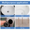 10 Pcs Black 10mm Diameter Rubber Hole Plug Silicone Snap