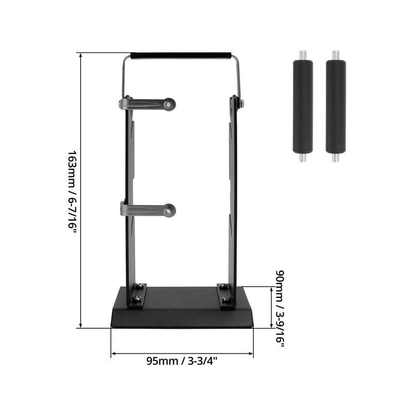 QWORK 2 Pack Dual Solder Dispenser Reel Solder Reel Stand,