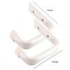 2 x White Jumbo Ladder Hooks / Large Garage Shed