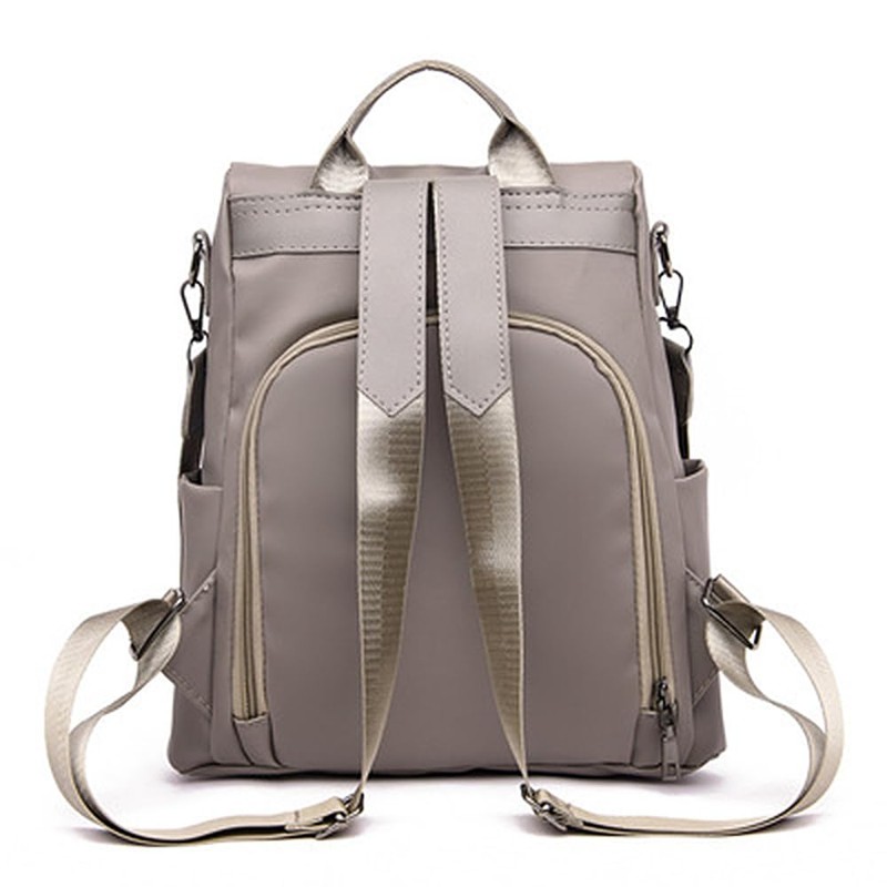 MOANATURA Women Casual Anti-Theft Backpack Waterproof Nylon Backpack Large Capacity