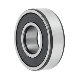ACROPIX 6204-2RS Deep Groove Ball Bearings P5 20x47x14mm Lubricated Bearings Durable Black Silver Tone Scooter Skateboard Wheel