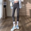 Yoga & Pilates Cross-Band Accent 9/10 Length Leggings URD-199 Gray/M