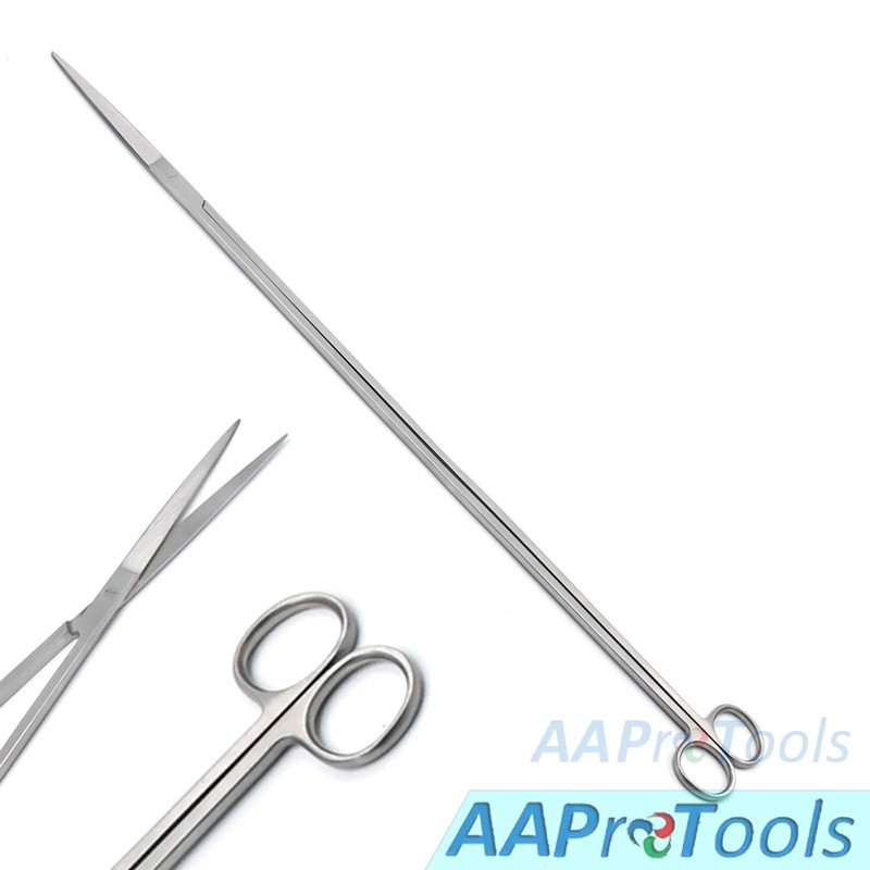 Fish Aquarium Cleaner Kelly Scissors Straight 18" Extra Long Handle