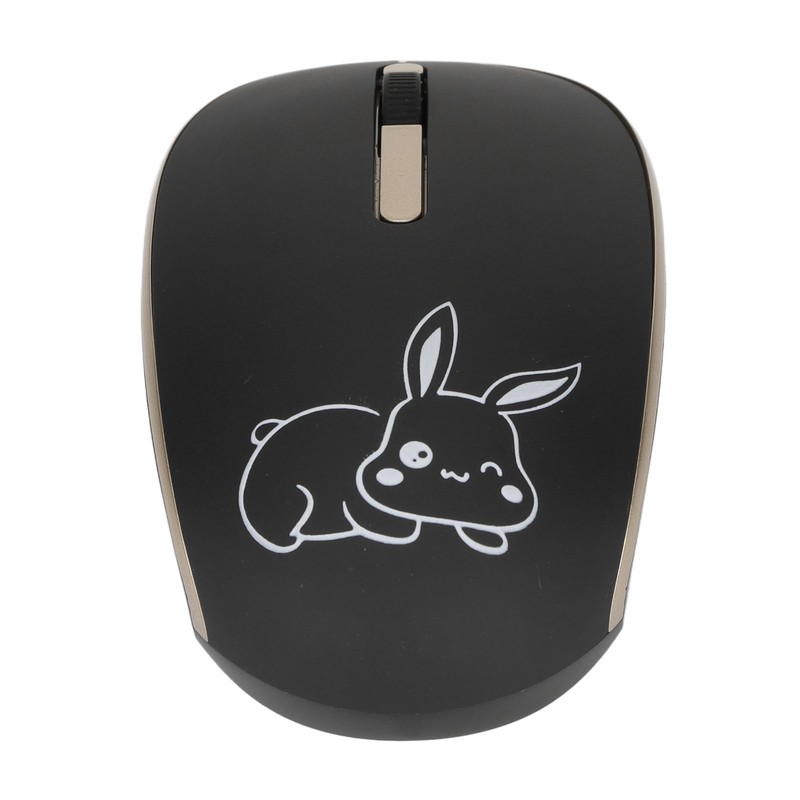 Wireless Type C Mouse 1200DPI Mute Button USB Dual Receiver