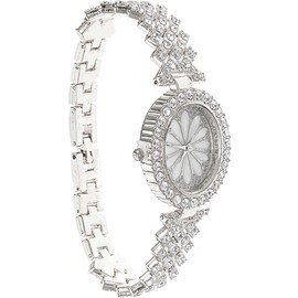 Hemobllo Ladies Watch: Luxury Women Watches Full Rhinestones Watches for Dial Bling Watch Elegant Dress WristWatches