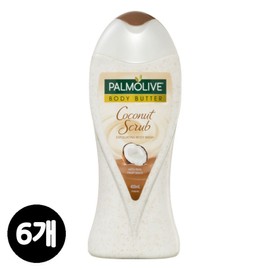 Palm Olive Body Butter Coconut Scrub, 6 pieces, 400ml / 팜올리브 바디버터 코코넛 스크럽, 6개, 400ml