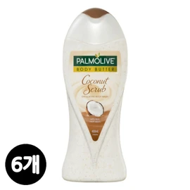 Palm Olive Body Butter Coconut Scrub, 6 pieces, 400ml / 팜올리브 바디버터 코코넛 스크럽, 6개, 400ml