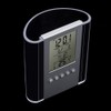 Digital Clock Pen Holder Multifunctional Digital Alarm Clock Temperature Time