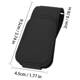 Auckpure Brillenhalter für Auto Sonnenbrillen，Auto Zubehör Innenraum Visier Zubehör Sonnenbrillen Halterung für Auto Schwarz