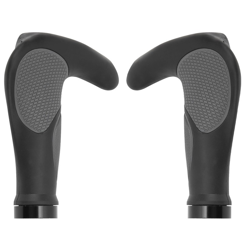 22.2mm Mountain Bicycle Ox Horn Handbar Bilateral Locking Durable Rubber