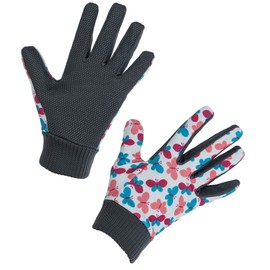 Joy Children's Gloves 4-6 Years Knitted Cuff Butterflies