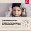 Zutano Unisex Baby Cozie Lined Mitten, Gray, One Size