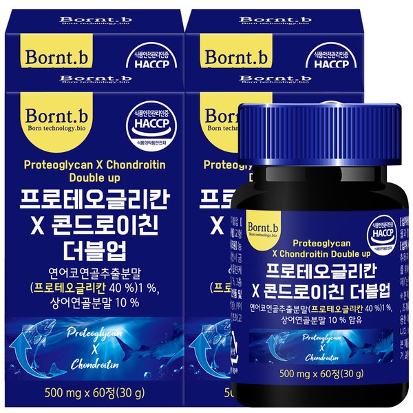 Bontbee Proteoglycan Salmon Nose Cartilage Extract Chondroitin Double Up 4 Boxes / 본트비 프로테오글리칸 연어코연골 추출물 콘드로이친 더블업 4박스
