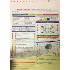Multi Point Inspection Form 2 Part - FD-QC-O (250)