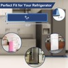 Incycall Fridge Mat - 8.2" x 37.2"Refrigerator Mats with Water