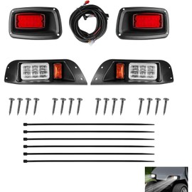 Drive-up Golf Cart LED Light Kit for EZGO TXT 1996-2013 Gas and Electric Golf Carts, EZGO TXT LED Headlight and Tail Lights Kit for 12V Golf Carts