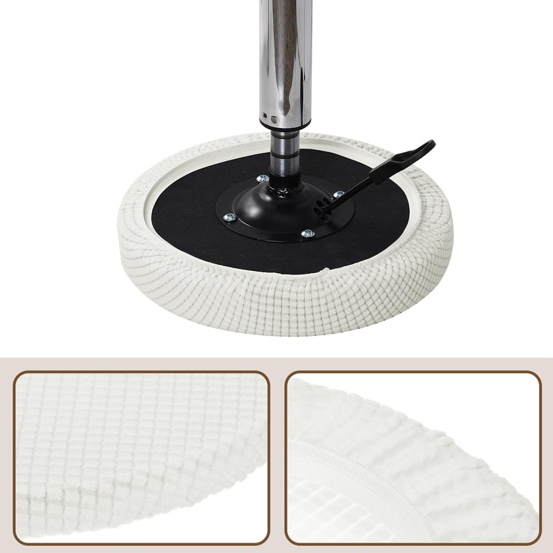 QUARKZMAN Round Stool Covers, Pack of 2, Round Bar Stool