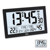 ADE Digital Radio-Controlled Clock with Large XL Display Calendar with