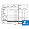Garage Repair Order Forms with Work Codes, 8.5” x 11.75”,