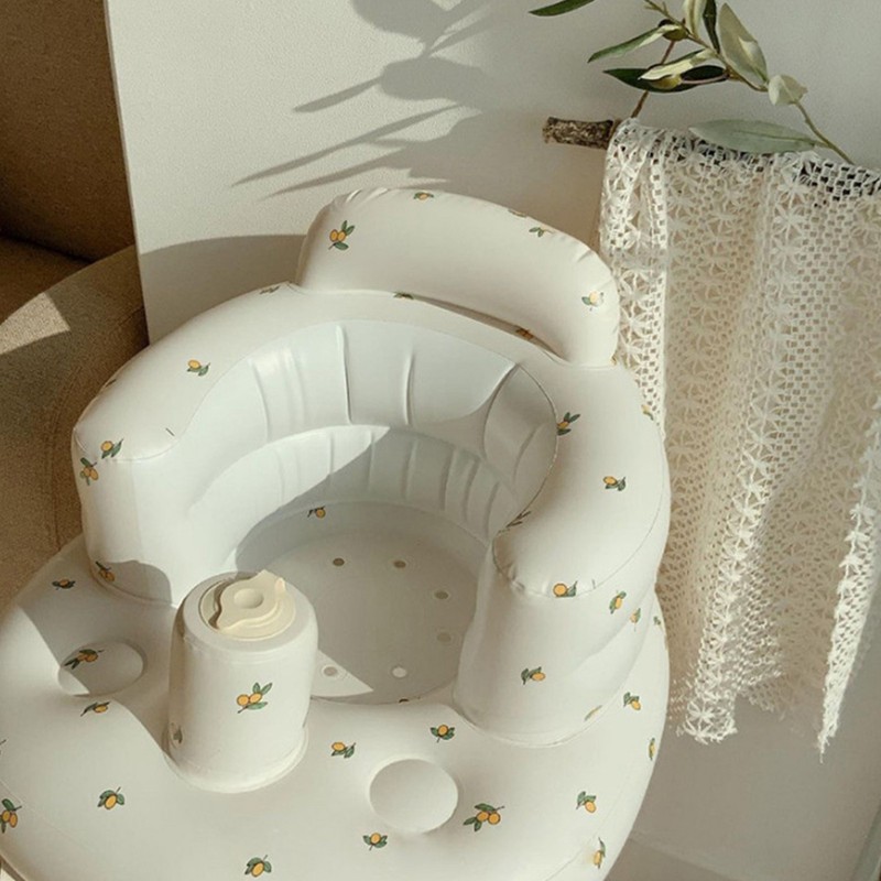 Multifunctional Baby PVC Inflatable Spine Protection Bathroom Sofa Learning Eating