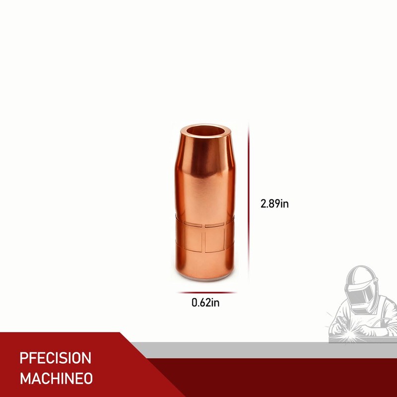 Hasweld 5PK N-A5818C Nozzle Large 5/8 Orifice 1/8 Recess For