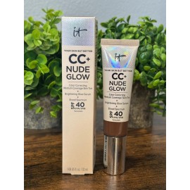 IT Cosmetics CC+ Nude Glow Skin Tint SPF 40 - 1.08 fl oz - Deep Bronze
