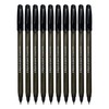 DIGNO Tri-Mate Ballpoint Pens, BLACK, Medium Point (1.0mm), Pack of