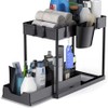 Under Sink Organizer – Sliding Cabinet Storage Rack, Bathroom Kitchen