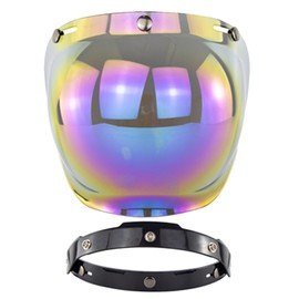 Open Face Helmet Visor Motorcycle Helmet Bubble Visor Bubble Shield Motorcycle Helmets Accessorie