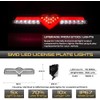 VIPMOTOZ Full LED Rear Bumper Center Backup Reverse Brake Light
