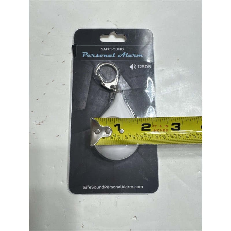 SafeSound Personal Alarm Keyring~White~