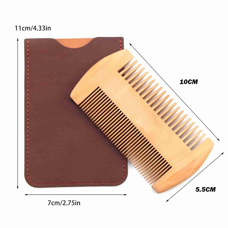 Wooden Beard Comb, Comb, Mustache, Wooden Folding Comb, Men's Styling