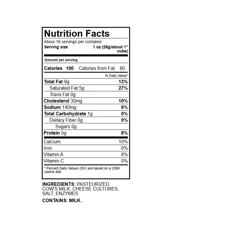 President Brie Soft-Ripened Cheese, 1 - 16 Oz. wheel