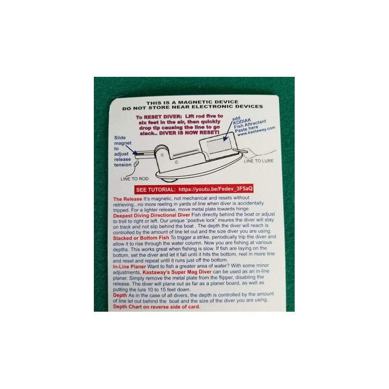 Kastaway's Magnetic Diver (Green, Magnum