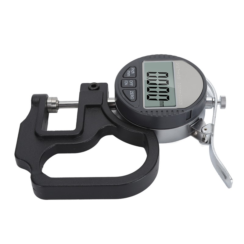 Digital Thickness Gauge 0.001mm/0.00005in 0‑12.7mm Electronic Micrometer Thickness Meter with