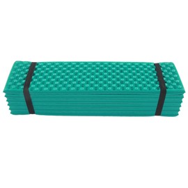 Egg Crate Foam Pad, 2cm Thickness Isolation Foldable Sleeping Pad for Outdoor Picnics (Dark Green)