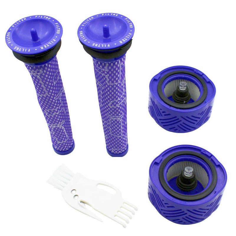 KENSHIRE 4 pack vacuum V6 filters replacement compatible with Dyson