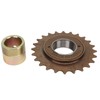 Bike Freewheel Adapter Set Professional 24T Single Speed Freewheel 24mm