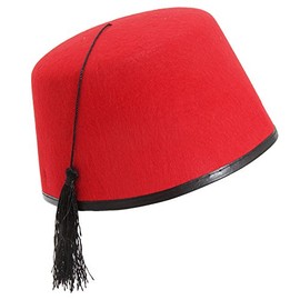 HENBRANDT RED FEZ HAT