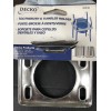Decko 38040 Toothbrush & Tumbler Holder, Chrome Plated Steel, Hold