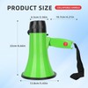 B S Lound Speaker 20 watt Megaphone with Siren Bullhorn,4