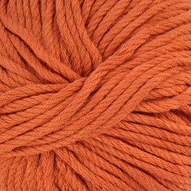 JubileeYarn Bamboo Cotton Chunky Yarn - 100g/Ball - Burnt Orange - 2 Balls